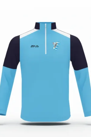 Buzo medio cierre celeste Cerro