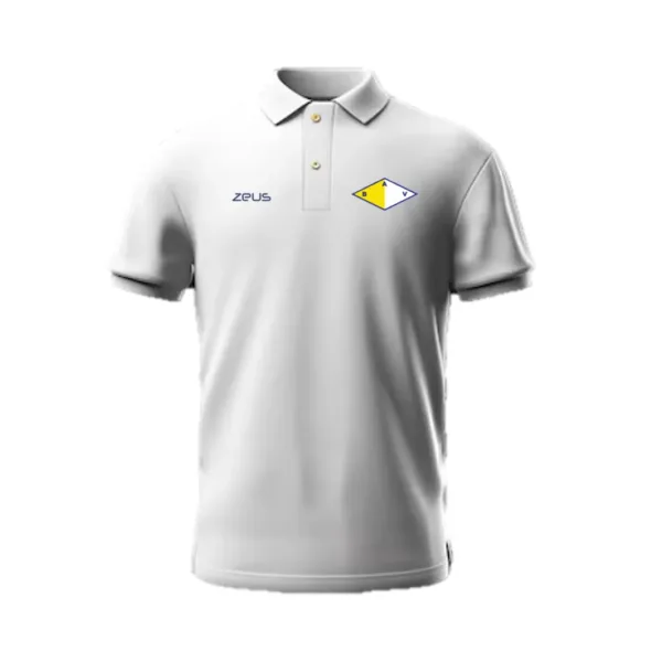 Remera polo blanca ABV