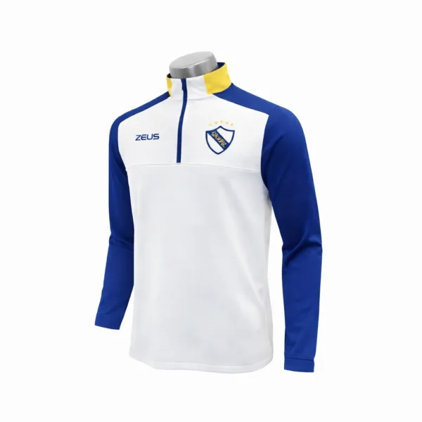 Buzo medio cierre blanco CRPFC