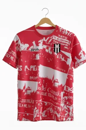 Camiseta entrenamiento roja CAC